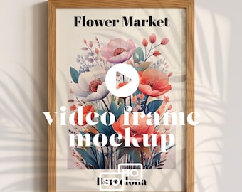 Minimalist Interior Video Frame Mockup: Vertical - ISO | DIN Standard