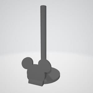 Porta-toalhas de papel Mickey Mouse - Arquivo 3D STL - Mickey Kitchen - ARQUIVO DIGITAL