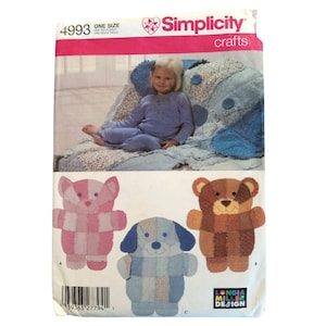 Simplicity 4993 Rag Quilt Wall Hanging Sewing Pattern Complete
