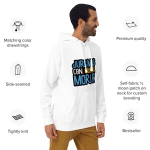 Sudadera Argentina | Juremos con gloria morir con capucha unisex