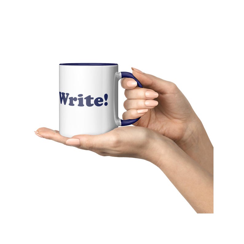 Write! Accent Mug - 11oz Glossy Coffee Cup image 8