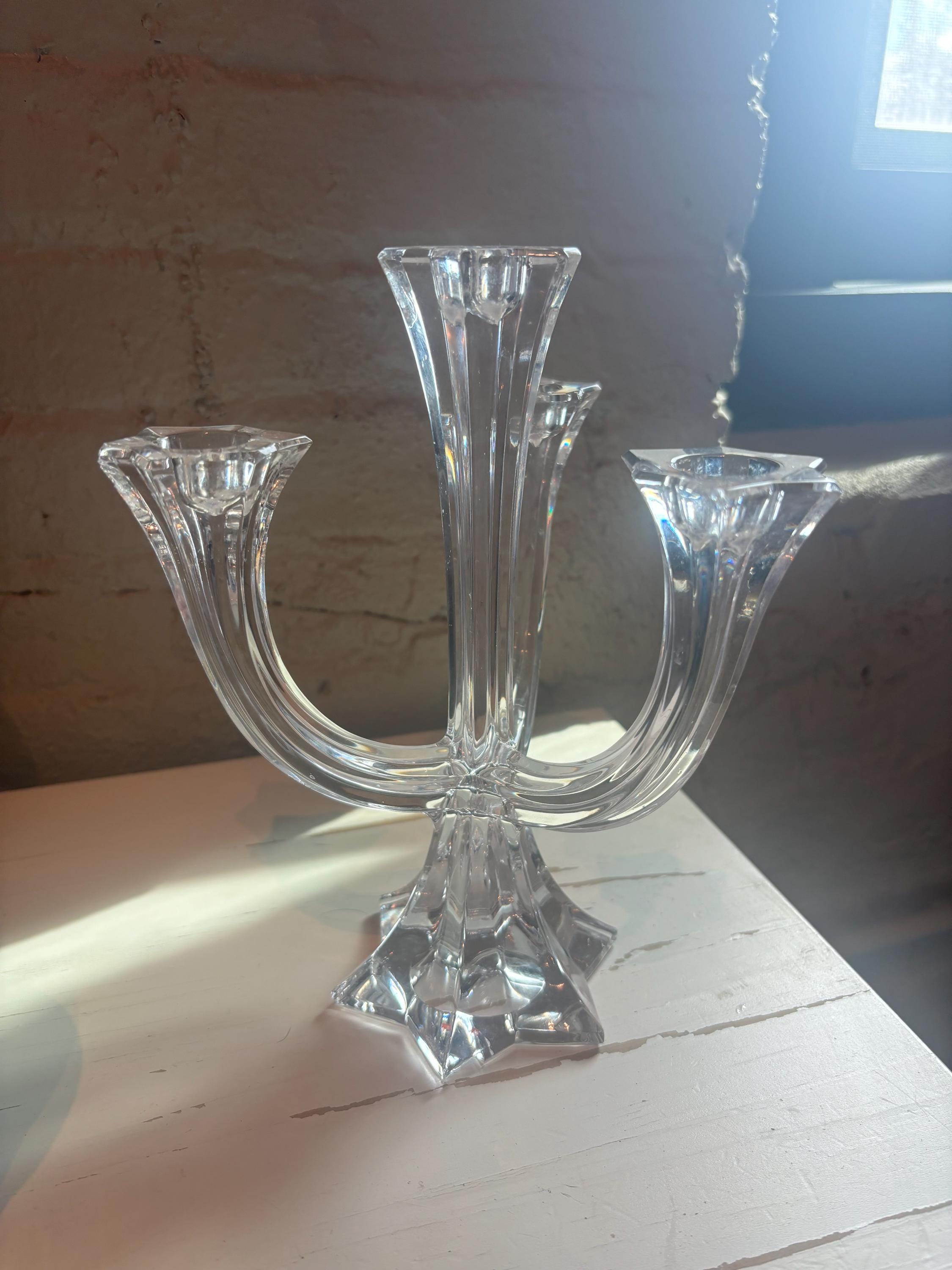 Villeroy and Boch Crystal Candlesticks - Etsy