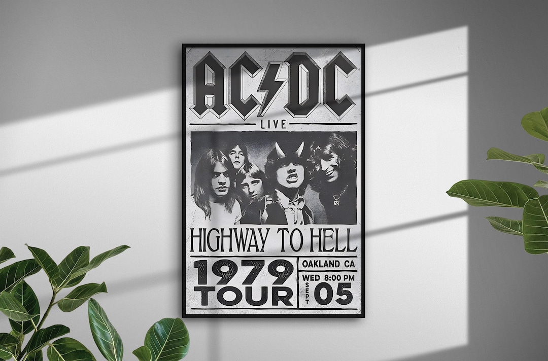 ACDC Poster | Album Poster | Room Decor | Wall Decor | Music Decor ...