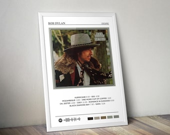 ボブ・ディランのポスター | デザイアのポスター | アルバムのポスタープリント | アルバムカバーのポスター | ロックミュージックのポスター | 部屋の装飾