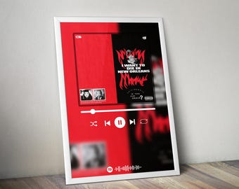 Suicideboys Poster | I Want to Die in New Orleans Poster | Album Poster Print | Album Cover Poster | Rock Music Poster | Room Decor