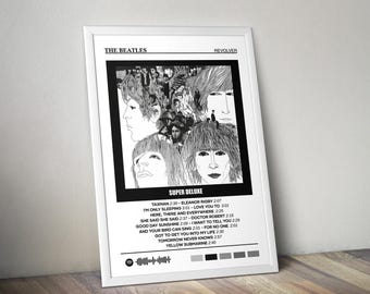 ビートルズのポスター | リボルバーのポスター | アルバムのポスタープリント | アルバムカバーのポスター | ロックミュージックのポスター | 部屋のインテリア
