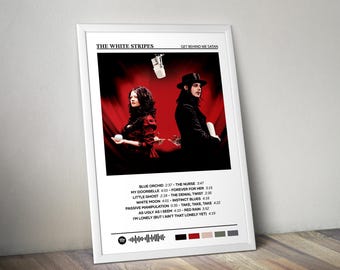 The White Stripes Poster | Get Behind Me Satan Poster | Album Poster Print | Album Cover Poster | Pop Music Poster | Room Decor | Music Gift