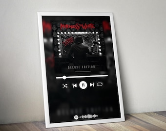 Plakat „Motionless in White” | Plakat „Infamous” | Plakat do albumu | Plakat na okładkę albumu | Plakat z muzyką rockową | Dekoracja pokoju | Prezent muzyczny