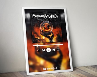 Plakat „Motionless in White” | Plakat „Score the End of the World” | Plakat albumowy | Plakat na okładkę albumu | Plakat z muzyką rockową | Dekoracja pokoju