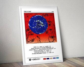 The Cure Poster | Wish Poster | Album Poster Print | Album Cover Poster | Pop Music Poster | Room Decor | Music Gift | Music Decor