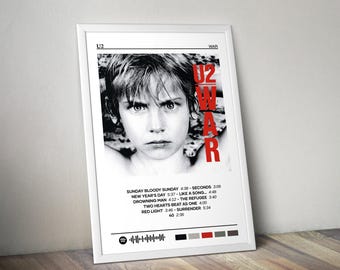 U2 Live at War Dublin 1983 Original Huge (39 X 59) 1980's Poster