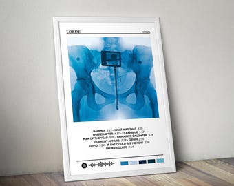 Plakat Lorde | Plakat Virgin | Plakat z albumem | Plakat z okładką albumu | Plakat z muzyką pop | Dekoracja pokoju | Prezent muzyczny | Dekoracja muzyczna