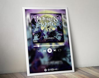 Plakat „Motionless in White” | Plakat „Stworzenia” | Plakat do albumu | Plakat na okładkę albumu | Plakat z muzyką rockową | Dekoracja pokoju | Prezent muzyczny