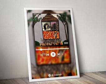 Suicideboys Poster | Long Term Effects of Suffering Poster | Album Poster Print | Album Cover Poster | Rock Music Poster | Room Decor