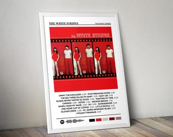 The White Stripes Poster | The White Stripes Poster | Album Poster Print | Album Cover Poster | Pop Music Poster | Room Decor | Music Gift