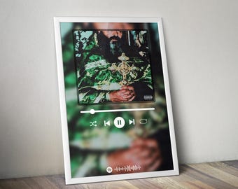 Suicideboys Poster | Sing Me a Lullaby, My Sweet Temptation Poster | Album Poster Print | Album Cover Poster | Rock Music Poster