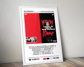 Suicideboys Poster | I Want to Die in New Orleans Poster | Album Poster Print | Album Cover Poster | Pop Music Poster | Room Decor