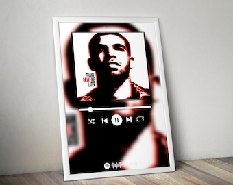 Drake Poster | Thank Me Later Poster | Album Poster Print | Album Cover Poster | Rock Music Poster | Room Decor | Music Gift