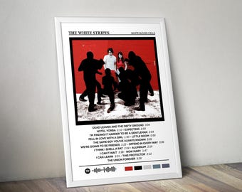 The White Stripes Poster | White Blood Cells Poster | Album Poster Print | Album Cover Poster | Pop Music Poster | Room Decor | Music Gift