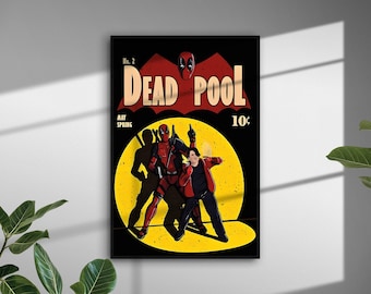 Deadpool Poster | Movie Poster | Room Decor | Wall Decor | TV Decor | Poster Gift | Vintage Poster