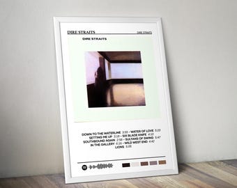 Dire Straits Poster | Dire Straits Poster | Album Poster Print | Album Cover Poster | Pop Music Poster | Room Decor | Music Gift