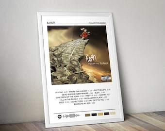 Korn Poster | Follow the Leader Poster | Album Poster Print | Album Cover Poster | Pop Music Poster | Room Decor | Music Gift | Music Decor