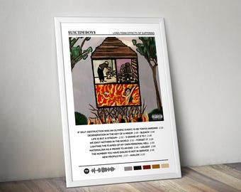 Suicideboys Poster | Long Term Effects of Suffering Poster | Album Poster Print | Album Cover Poster | Pop Music Poster | Room Decor