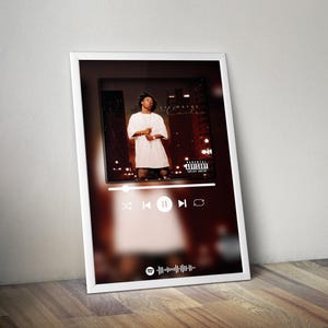 Poster di Lil Wayne / Poster di Tha Carter / Stampa poster dell'album / Poster della copertina dell'album / Poster di musica rap / Decorazione della stanza / Regalo musicale / Decorazione musicale