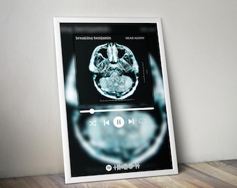 Plakat Breaking Benjamin | Plakat Dear Agony | Plakat albumu | Plakat okładki albumu | Plakat muzyki rockowej | Dekoracja pokoju