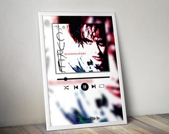 The Cure Poster | Bloodflowers Poster | Album Poster Print | Album Cover Poster | Rock Music Poster | Room Decor | Music Gift