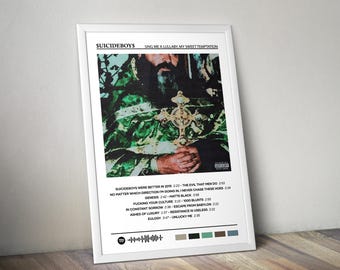 Suicideboys Poster | Sing Me a Lullaby, My Sweet Temptation Poster | Album Poster Print | Album Cover Poster | Pop Music Poster | Room Decor
