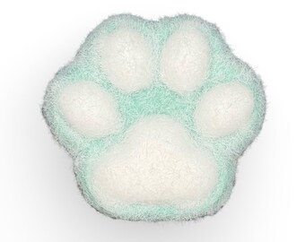 Pelzigen Pfotenabdruck Squishy Große Plüsch Kawaii Fidget Spielzeug Super Soft Tactile Sensory Stress Relief Geschenk für Kinder Jugendliche und Erwachsene
