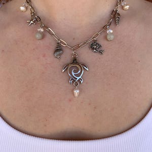 Under the Sea charm necklace