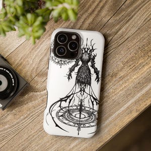Cybersigilism Gothic iPhone 16 Case: Dark Fantasy MagSafe Cover