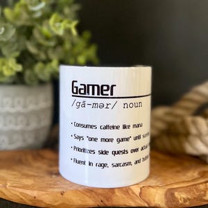 Funny Gamer Mug | Gamer Mug | Gamer Gift for Him Her | One More Game  | RPG Gamer Mug | Sarcastic Video Game Mug | Video game gift