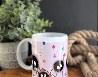 Soot Sprite Candy Mug: Whimsical Anime Drinkware