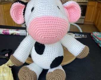 Gehäkelte Kuh Kuscheltier