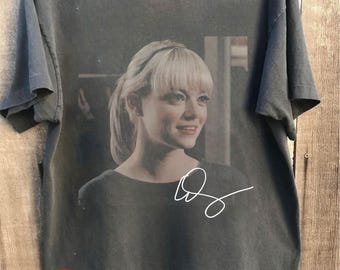 Emma Stone Gwen Stacy Vintage 90s Shirt