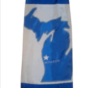 Windzak met veelkleurige kaart Michigan