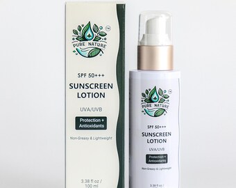 High-Grade SPF50+++ Sunscreen Lotion – Lightweight, Non-Greasy Sun Protection for All Skin Types
