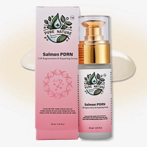 PDRN Face Serum – Peptide Serum with EGF, FGF, Hyaluronic Acid & Tremella Extract for Hydrated, Revitalized Skin