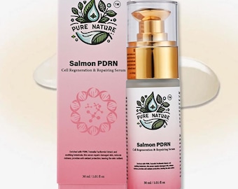 PDRN Face Serum – Peptide Serum with EGF, FGF, Hyaluronic Acid & Tremella Extract for Hydrated, Revitalized Skin