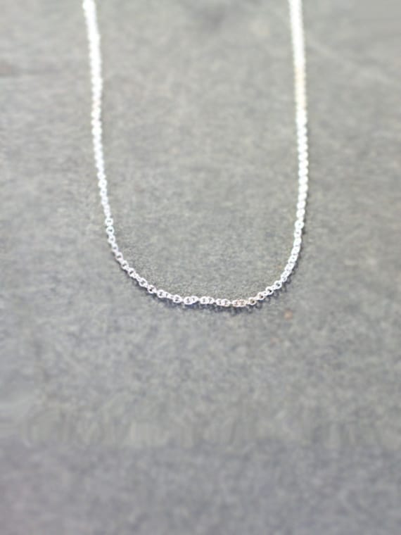 Sterling Silver Necklace Chain Only 18 