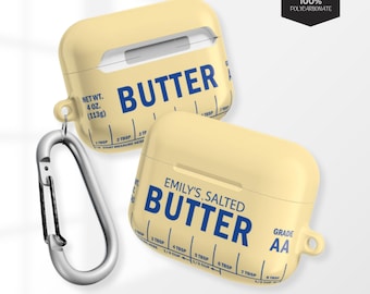 Salted Butter Airpod Case - Personalized Butter Stick AirPods Pro Case -  Funny Butter Trend Practical Gifts