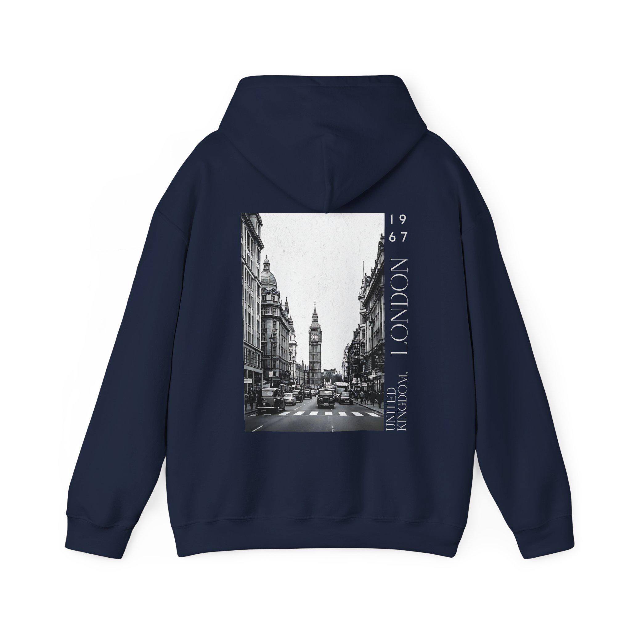 Vintage London 1967 Hoodie | Oversized UK Streetwear | England 