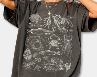 90s Vintage Sea Animals T-Shirt: Retro Y2k Comfort Colors Tee