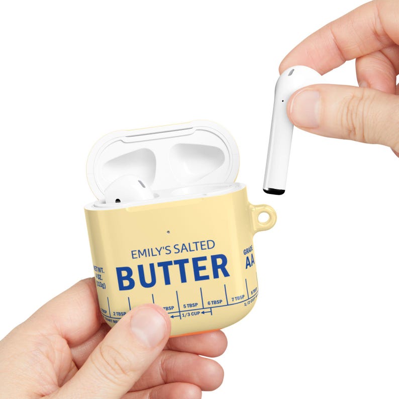 Salted Butter AirPod Case - Personalized Butter Stick AirPods Pro Case - Funny Butter Trend Practical Gifts image 7