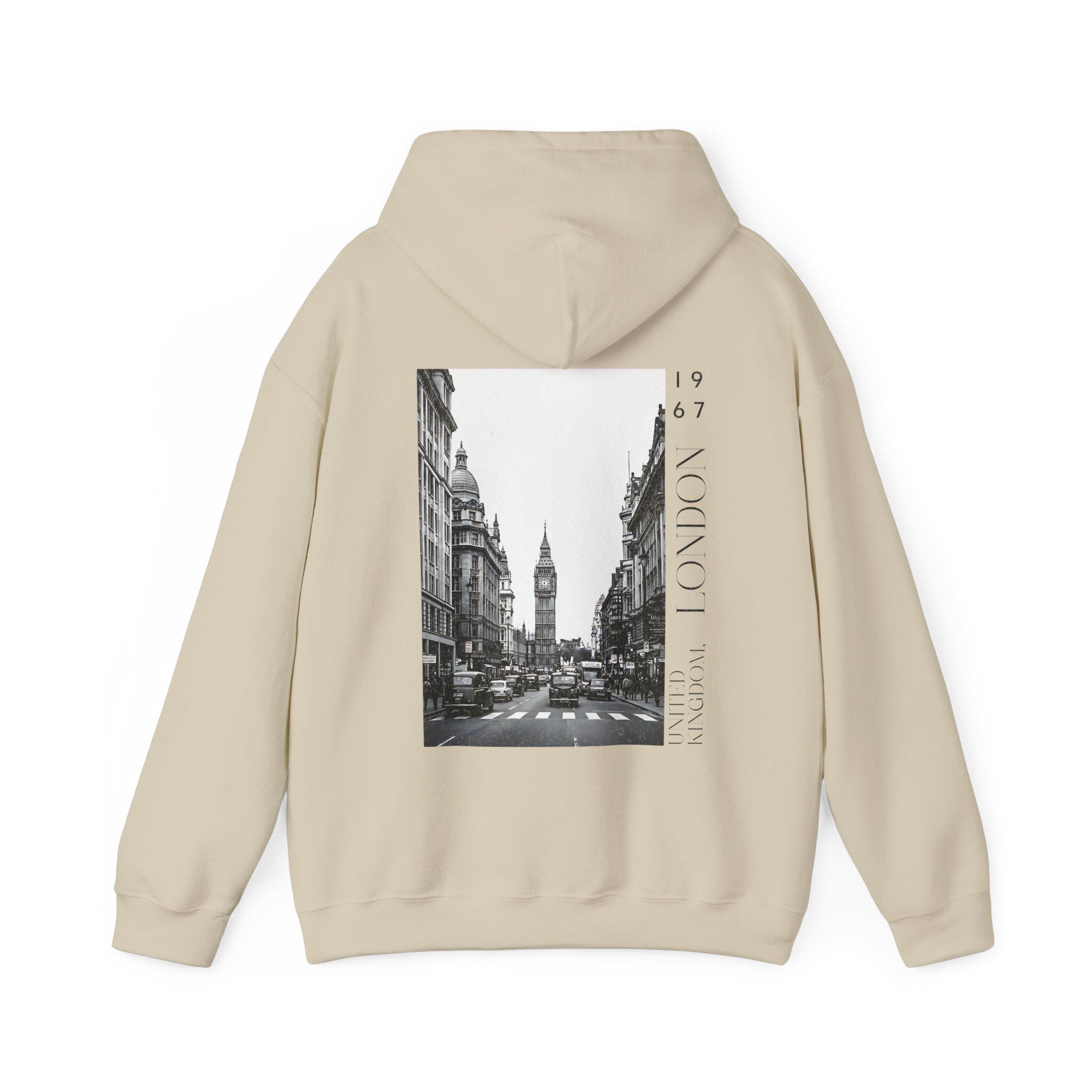 Vintage London 1967 Hoodie | Oversized UK Streetwear | England 