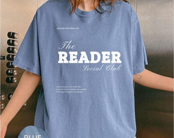 Comfort Colors Bookish Shirt: Reader Social Club Tee