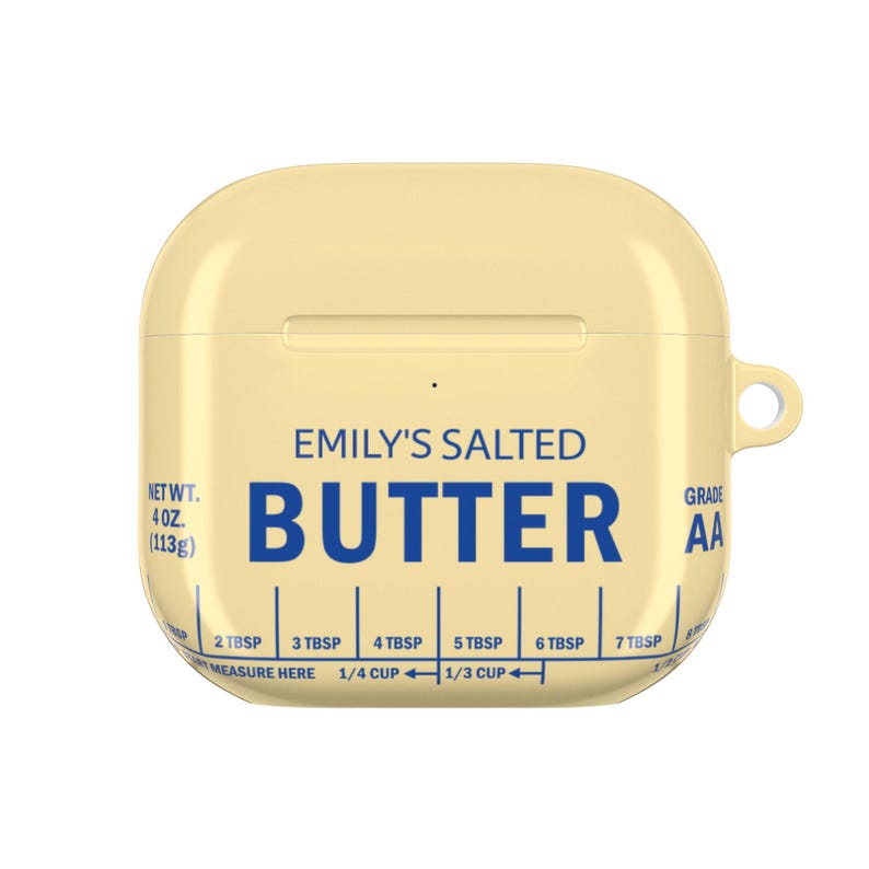 Salted Butter AirPod Case - Personalized Butter Stick AirPods Pro Case - Funny Butter Trend Practical Gifts image 8